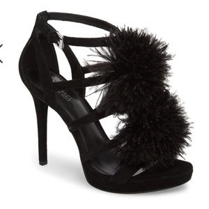Flawed - Michael Kors Fara Feather Pom sandal